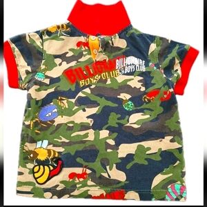 Billionaire Boys Club Little Kids Terra Polo Shirt Army/Red  Size:4T